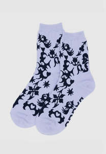 Baggu Crew Sock Western Cut-Out