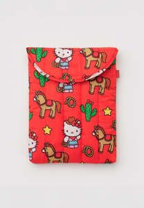 Baggu Puffy Laptop Sleeve Hello Kitty Western 13"/14"