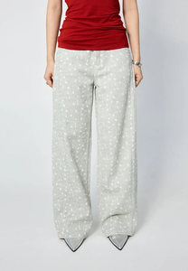 Full Price Clothing: Arthur Straight Leg Jeans Mint Spots