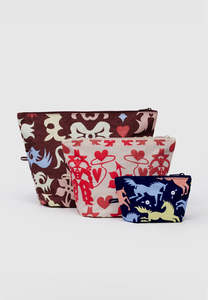 Home Body: Baggu Go Pouch Set Western Cut-Outs