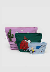 Home Body: Baggu Go Pouch Set Peanuts