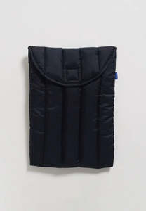 Home Body: Baggu Puffy Laptop Sleeve Black 16"