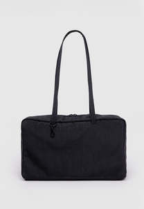 Baggu Medium Nylon Bowler Bag Black