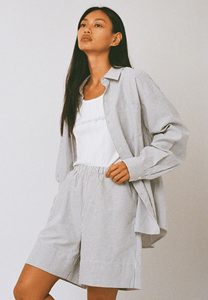 Commonplace Essentials Beech Cottage Shirt Black/White Stripe