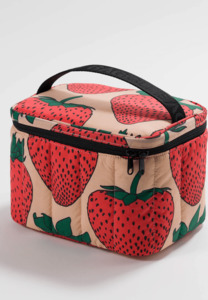 Baggu: Baggu Puffy Lunch Bag Strawberry