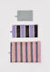 Baggu Flat Pouch Set Candy Shop Stripes