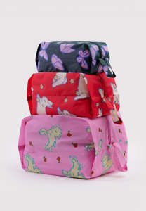 Baggu: Baggu 3D Zip Set Spring Animals