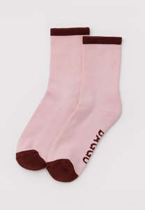 Baggu Ribbed Sock Blush Mix