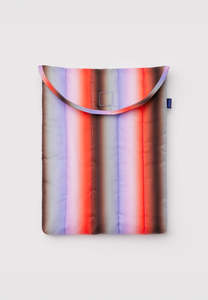 Baggu Puffy Laptop Sleeve Gradient Stripe Poppy & Lilac 13/14"