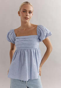 Caitlin Crisp: Caitlin Crisp Piper Bodice Blue Gingham