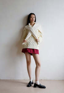 Commonplace Essentials: Commonplace Essentials Fisherman Knit Butter