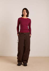 Damson Madder Liv Trouser Coffee Bean