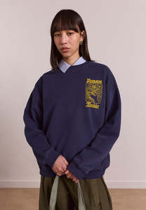 Full Price Clothing: Damson Madder Daily Rituals Sweat Navy