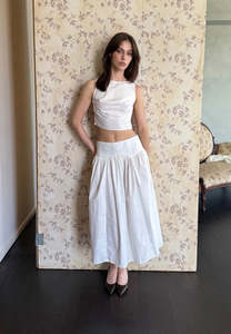 Full Price Clothing: Chulle Soma Skirt White