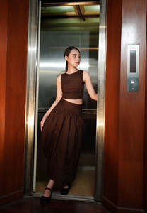 Full Price Clothing: Chulle Soma Skirt Espresso