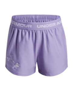 Kids: UA Tech™ Play Up Logo Girls' Shorts