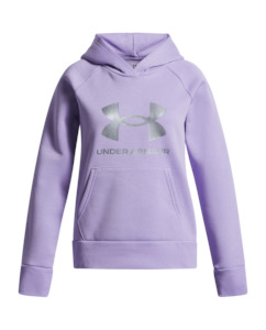 UA Rival Fleece Shimmer Girls' Hoodie