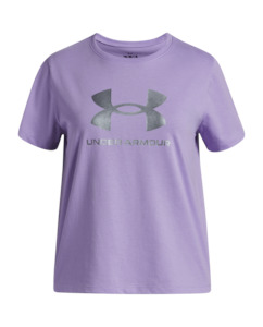 Girls: UA Rival Shimmer Girls' Short Sleeve