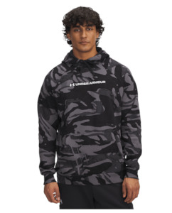 Outerwear: UA Rival Fleece Printed Men's Hoodie