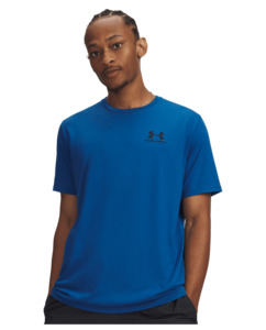 Training Gym Clothes For Men: UA Left Chest Logo Men's Short Sleeve