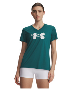 UA Tech™ Graphic Women's V-Neck Short Sleeve