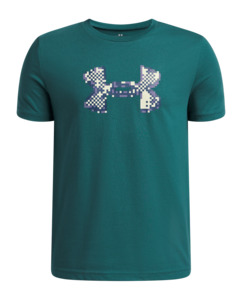 UA Pixel Logo Boys' Short Sleeve