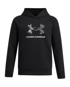 UA Rival Fleece Big Logo Print Fill Boys' Hoodie