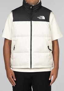 Mens Tops: 1996 Retro Nuptse Vest - White Dune