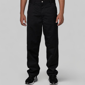 Mens Bottoms: Simple Pant - Black Rinsed