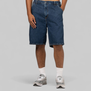 Carhartt: Single Knee Short - Blue (Stone Washed)