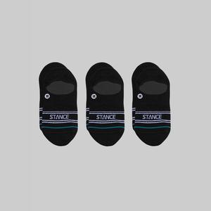 Basic No Show 3 Pack - Black