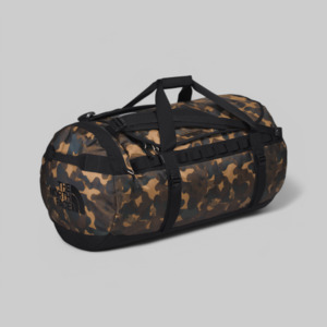 The North Face: Base Camp Large Duffel - Utility Brown Camo/TNF Black