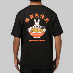 Fr2: Rabbit Ramen T-Shirt - Black
