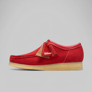 Wallabee "Somerset Pack" Red Suede