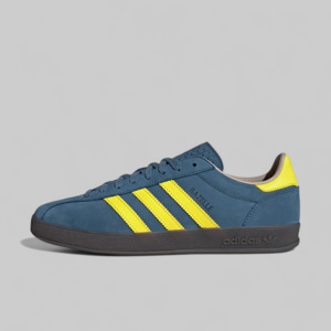 Main Outlet Mens Footwear: Gazelle Indoor Pro - Shock Yellow/Charcoal