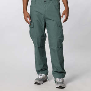 Main Outlet Mens Bottoms: Regular Cargo Pant - Silver Pine Rinsed