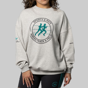 X Sporty & Rich Sweater - Light Grey Heather