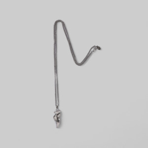 Main Outlet Accessories: Shark STA Necklace - Silver