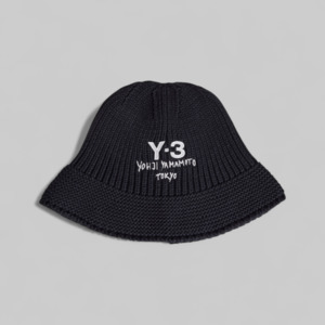 Knit Bucket Hat - Black