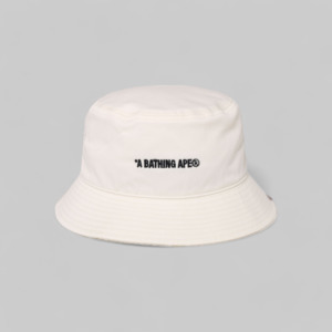 Bucket Hat: Logo Bucket Hat - Ivory