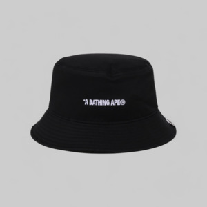 Bucket Hat: Logo Bucket Hat - Black