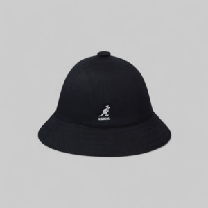 Bucket Hat: Tropic Casual Bucket Hat - Black