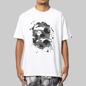 City Camo Painting Ape Head T-Shirt "Glow In The Dark"
