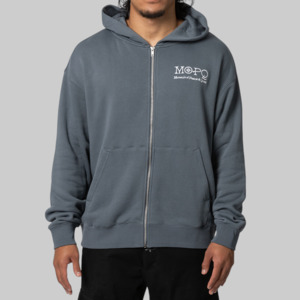 Southwest Zip-Up Hoodie - Slate