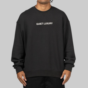 Museum Of Peace Quiet: Quiet Luxury Crew - Black