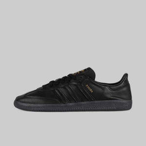 Adidas Terrace Footwear: Samba Decon - Core Black/Gold Metallic - LAST SIZE