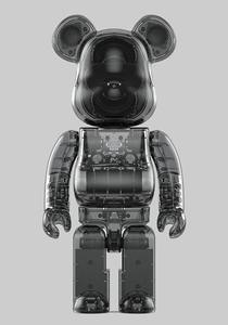 Bluetooth: BE@RBRICK AUDIO 400% x Rinaro Portable Bluetooth Speaker - Smoke