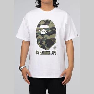 1st Camo By Bathing Ape T-Shirt - White/Green