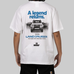 Huf X Toyota Landcruiser Capsule: X Toyota Legend Returns T-Shirt - White