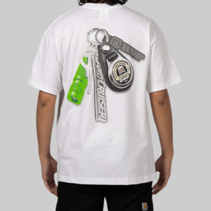Huf X Toyota Landcruiser Capsule: X Toyota Shine Keychain T-Shirt - White
